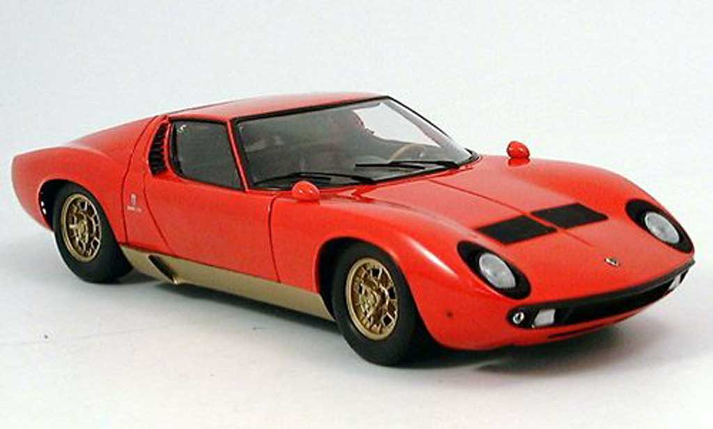 Lamborghini Miura P400 1/18 Kyosho P400 red 1974 diecast model cars