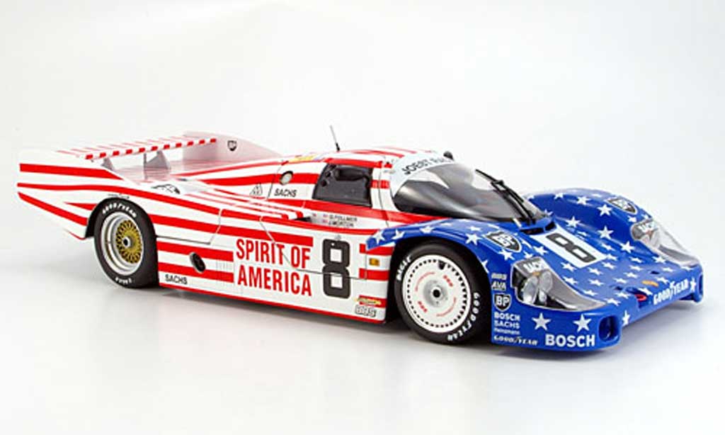 Porsche 956 1986 1/18 Minichamps 1986 l no.8 stars and stripes le mans diecast model cars