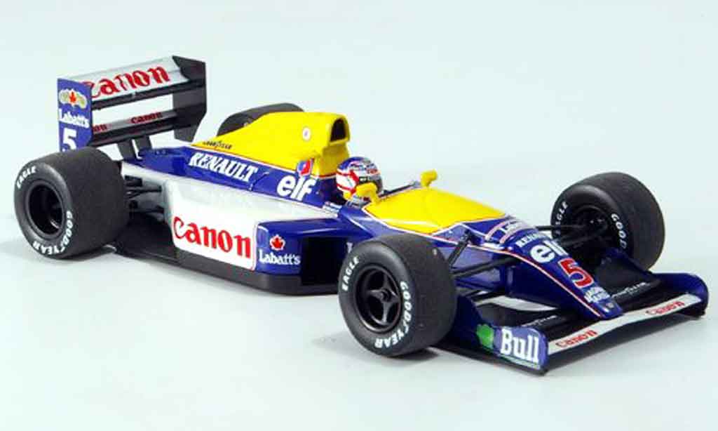 Renault F1 1/43 Minichamps williams fw14 mansell 1991 diecast model cars