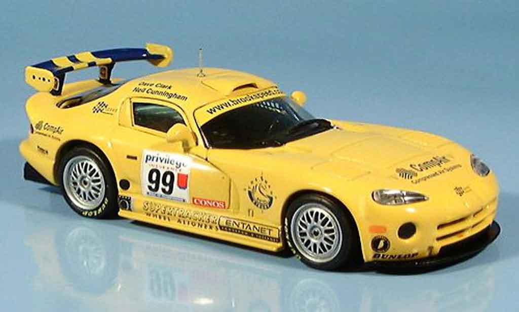 Dodge Viper GTS R 1/43 Minichamps GTS R GB Clark Cunningham 1999 diecast model cars