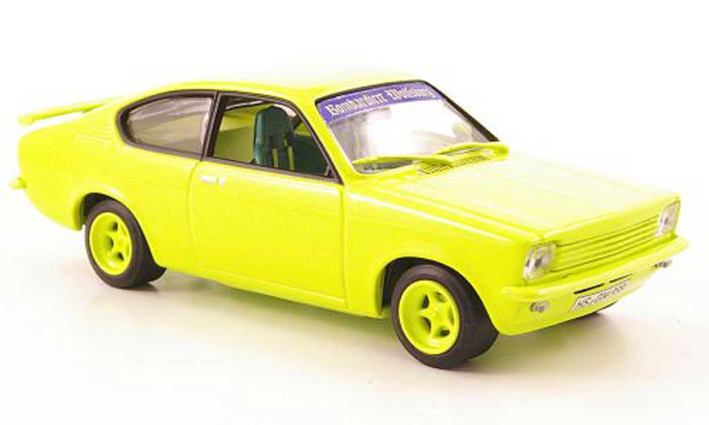 Opel Kadett C 1/43 Minichamps C Street Racer Coupe neonyellow diecast model cars