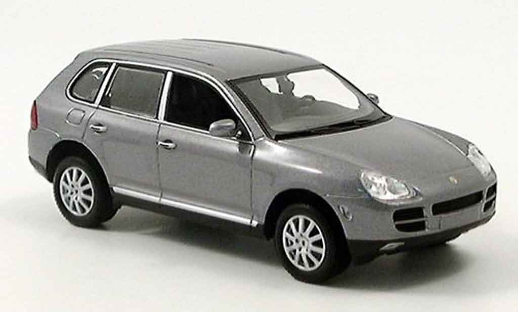 Porsche Cayenne 1/43 Minichamps V6 grey 2003 diecast model cars
