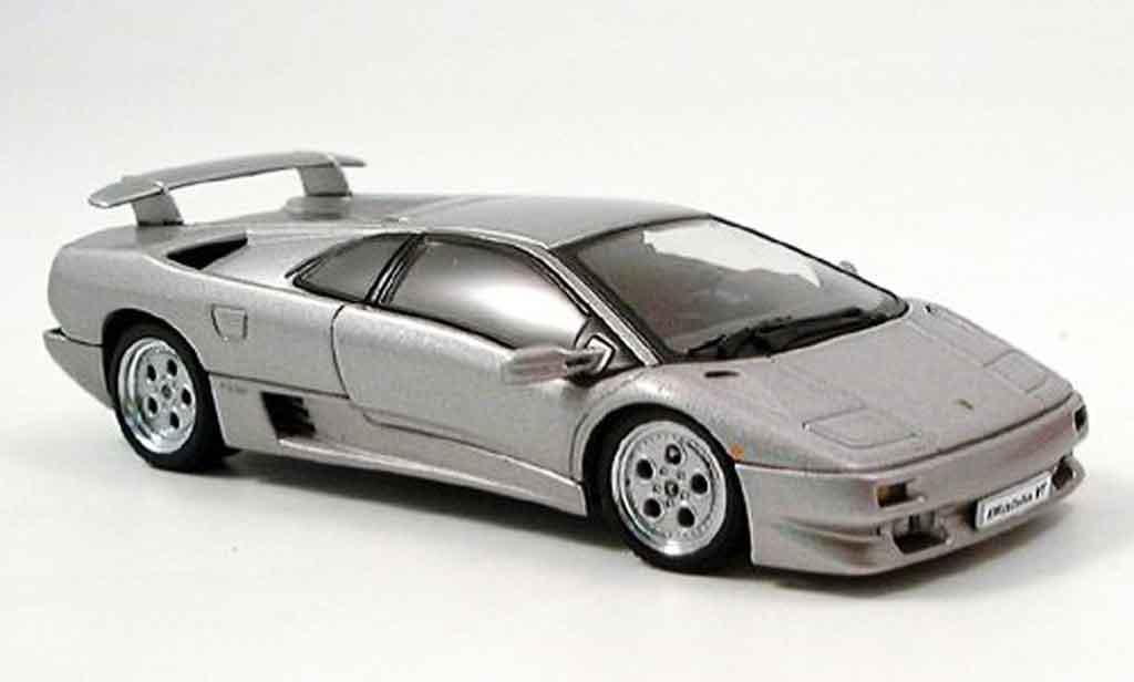Lamborghini Diablo 1/43 Autoart coupe vt grey metallisee diecast model cars