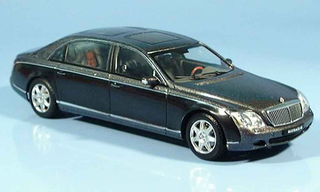 Maybach 62 1/43 Autoart LWB grey black diecast model cars