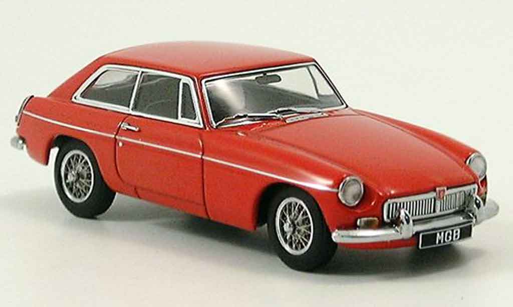 MG B 1/43 Autoart GT Coupe MK II red 1969 diecast model cars