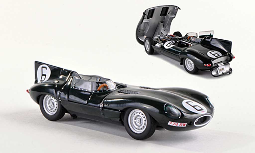Jaguar D-Type 1955 1/18 Autoart 1955 No.6 Hawthorn/Bueb 24h Le Mans diecast model cars