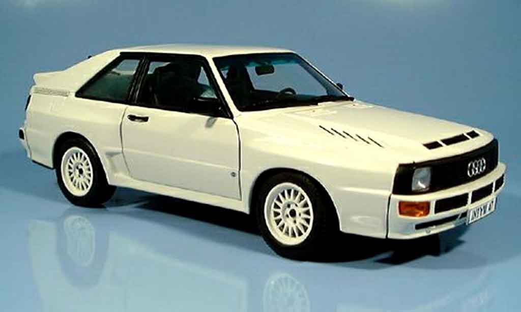 Audi Sport Quattro 1/18 Autoart swb white 1984 diecast model cars