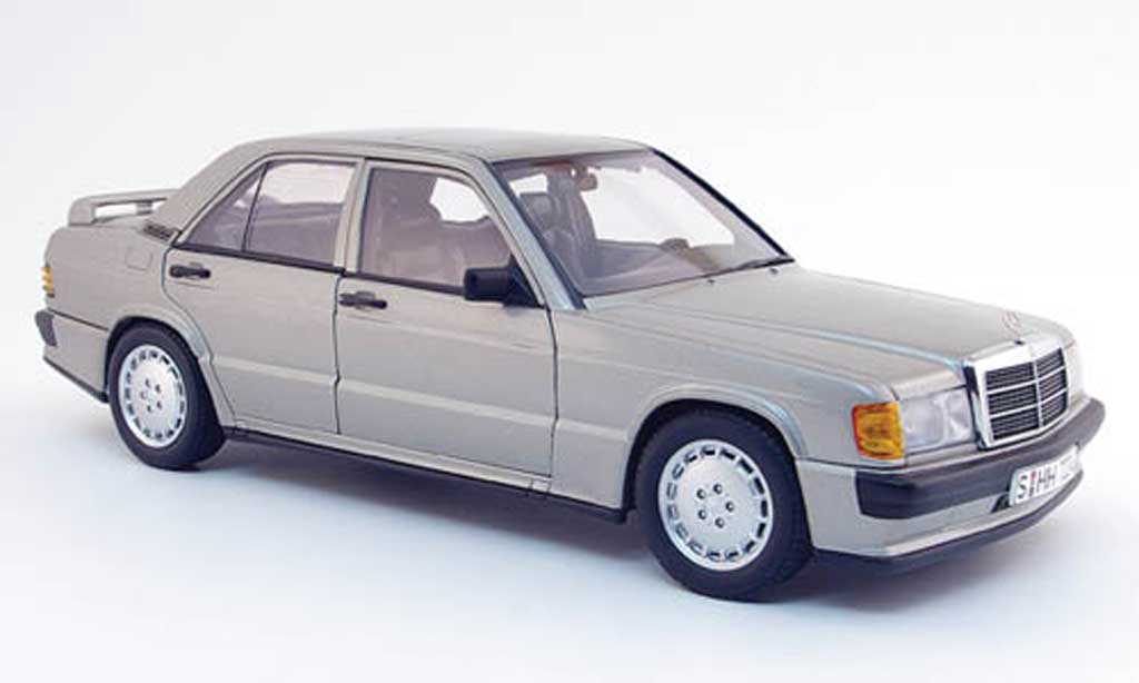 Mercedes 190 E 1/18 Autoart E 2.3-16v grey 1983 diecast model cars