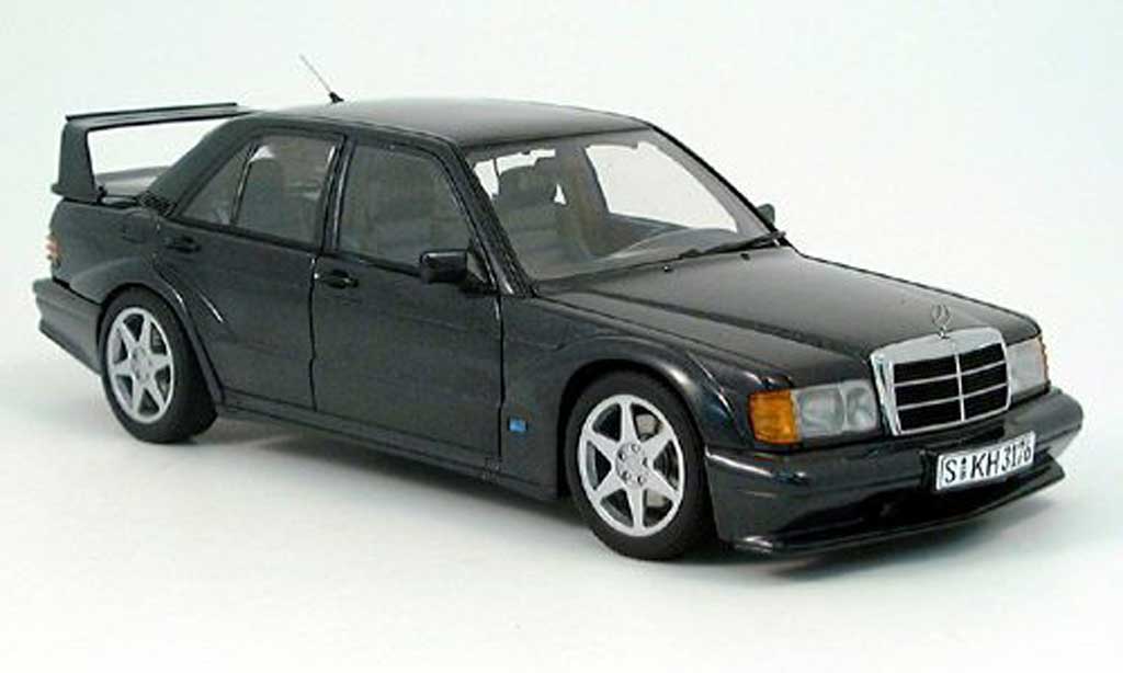 Mercedes 190 Evo 1/18 Autoart Evo E 2.5-16V EVO 2 (W201) black diecast model cars