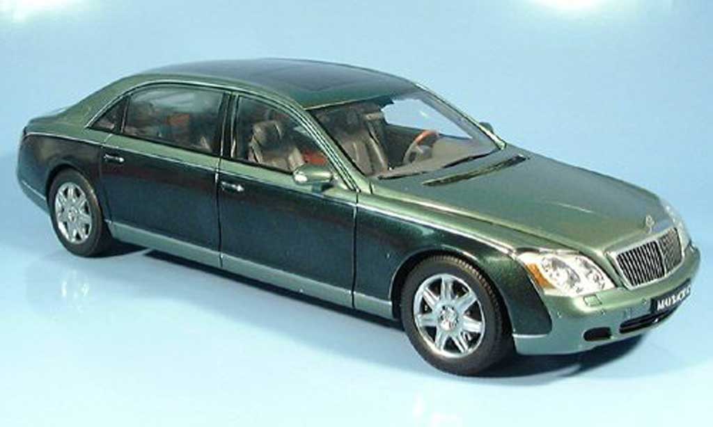 Maybach 62 1/18 Autoart lwb grun diecast model cars