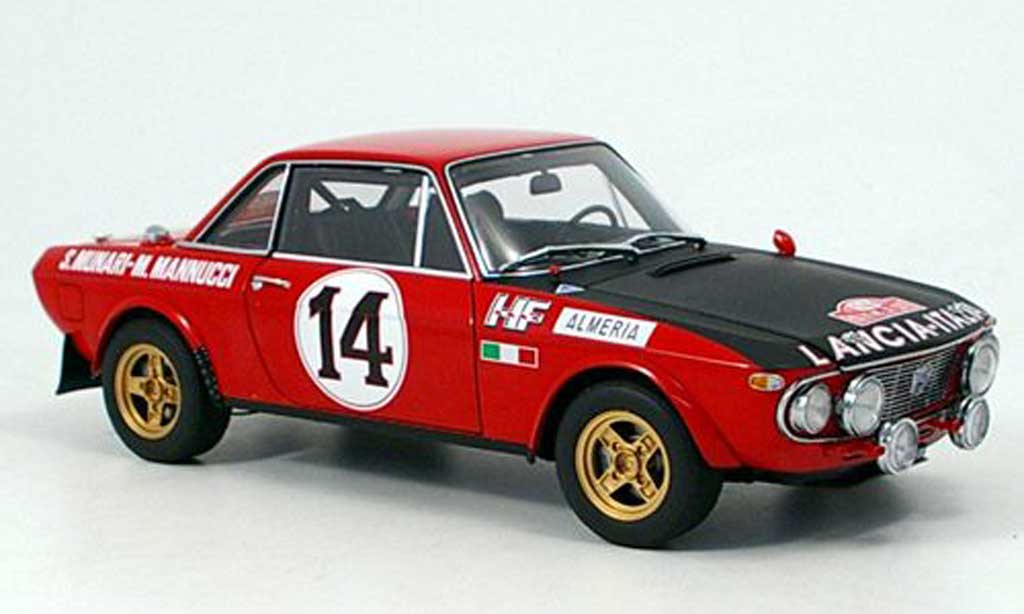 Lancia Fulvia 1/18 Autoart 1.6 hf munari-man. 1972 diecast model cars