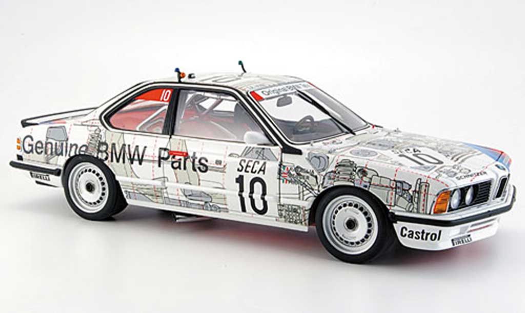 Bmw 635 CSI 1/18 Autoart m gruppe a 1986 diecast model cars