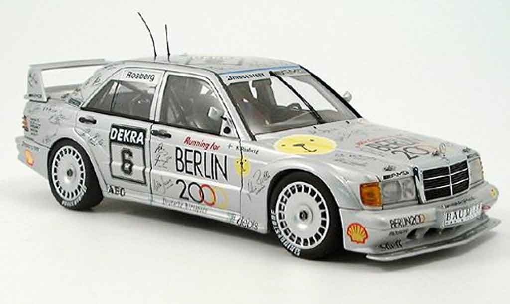 Mercedes 190 E 1/18 Autoart E 2.3 16 v evo 2 rosberg dtm 1992 diecast model cars