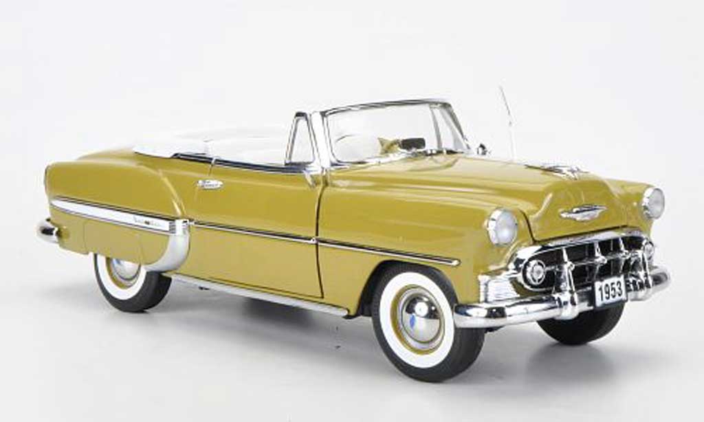 Chevrolet Bel Air 1953 1/18 Sun Star 1953 Convertible oliv diecast model cars