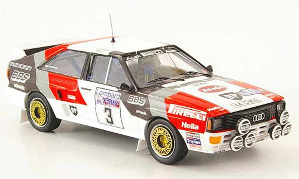 Audi Quattro 1/43 Trofeu Sieger RAC Blomquist-Cederberg 1983 diecast model cars