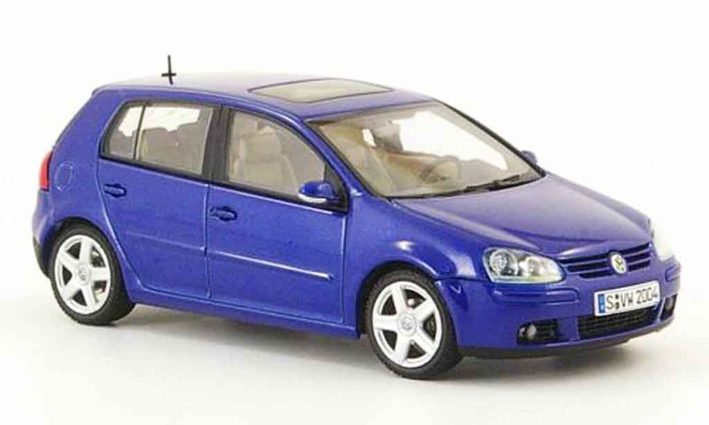 Volkswagen Golf V 1/43 Autoart V blue 5 portes 2003 diecast model cars