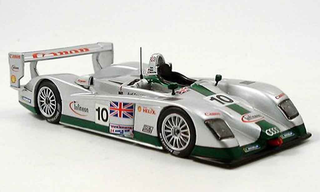 Audi R8 2003 1/43 IXO 2003 LM Biela McCarthy Salo No. 10 diecast model cars