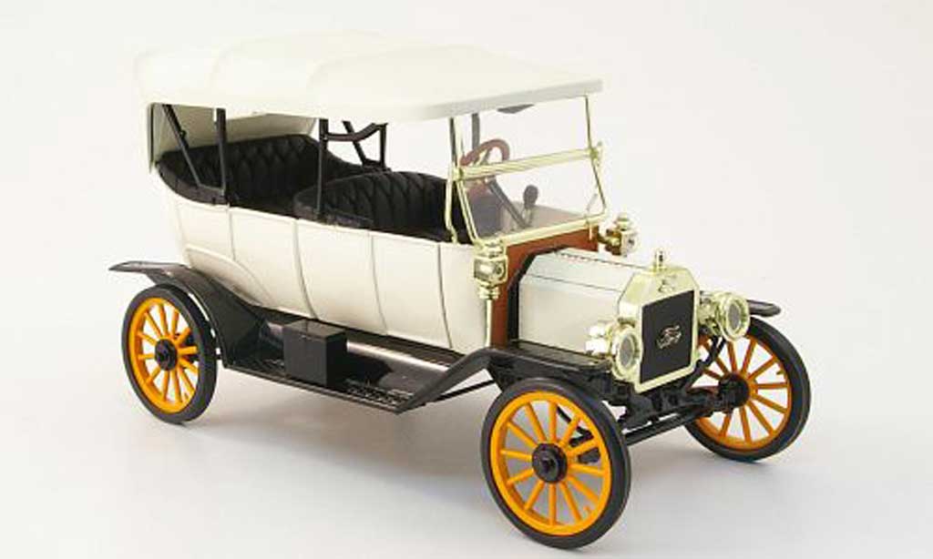 Ford Model T 1/18 Eagle touring white/black 1913 diecast model cars