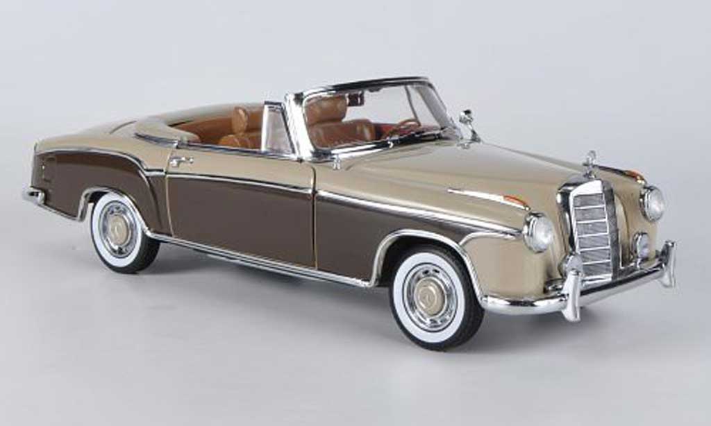 Mercedes 220 1/18 Sun Star SE Convertible beige/brown 1958 diecast model cars