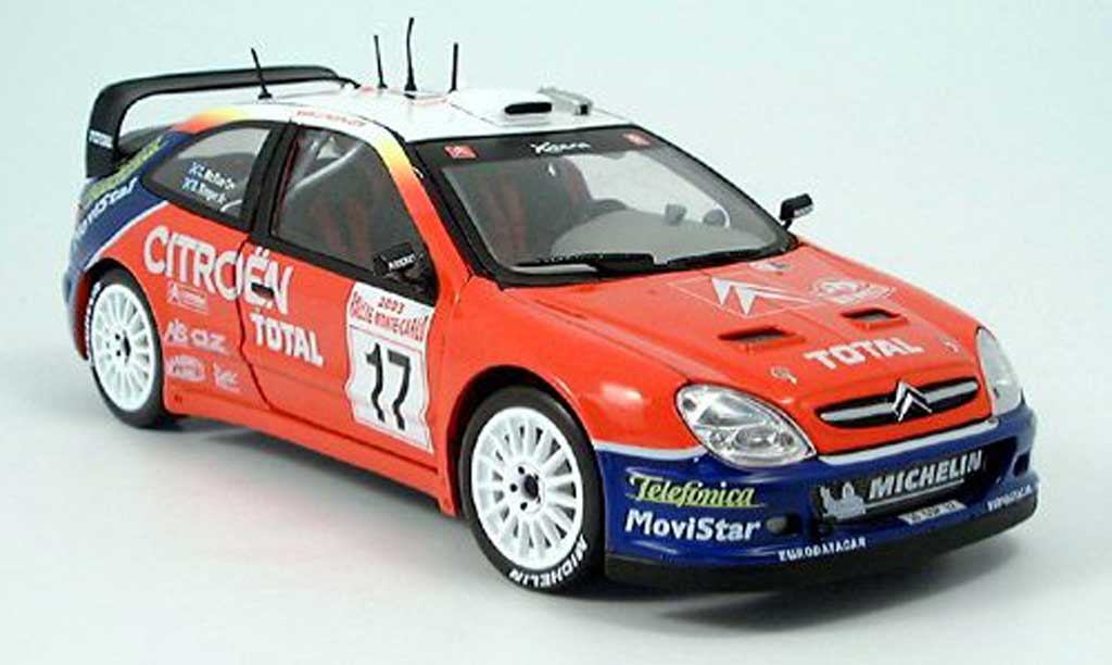 Citroen Xsara WRC 2003 1/43 Sun Star WRC 2003 No.17 Total Rally Monte Carlo C.McRae/D.Ringer diecast model cars