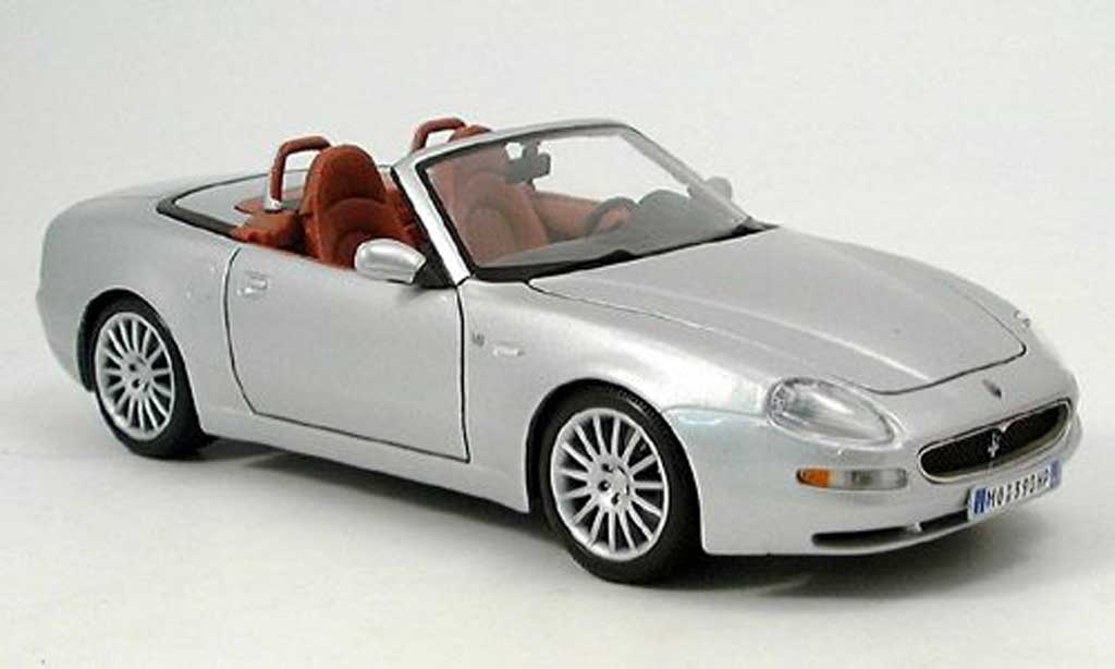 Maserati GT Spyder 1/18 Maisto grey 2004 diecast model cars