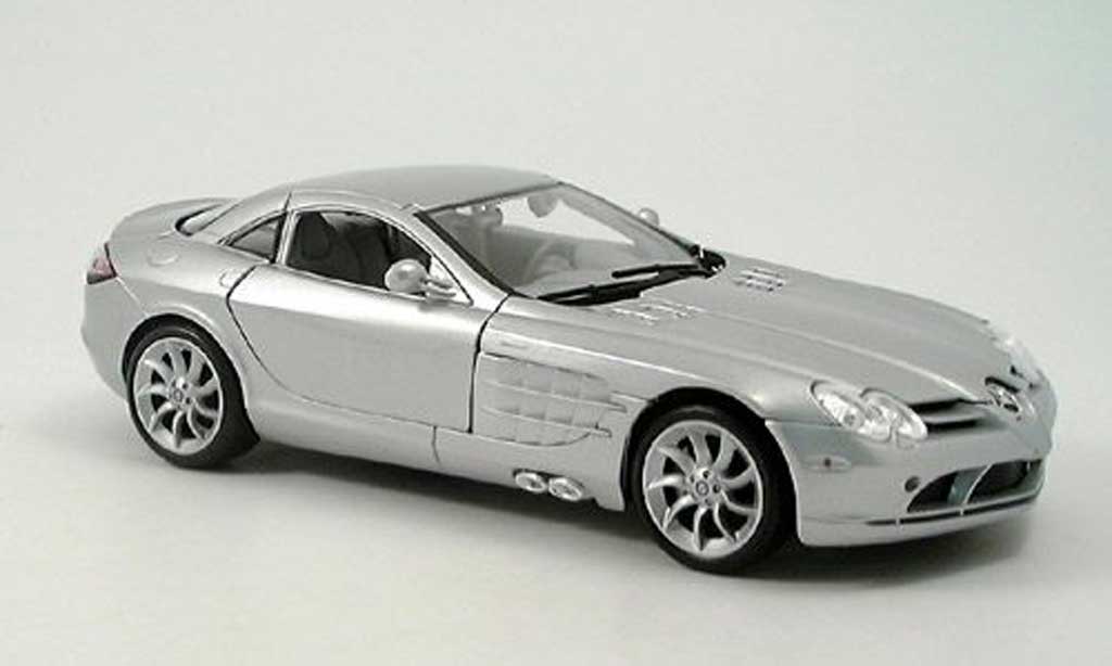 Mercedes SLR 1/18 Maisto mclaren grey clair metallized 2003 diecast model cars