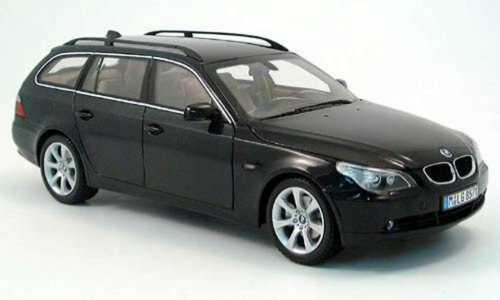 Bmw 525 E61 1/18 Kyosho E61 i touring black 2004 diecast model cars