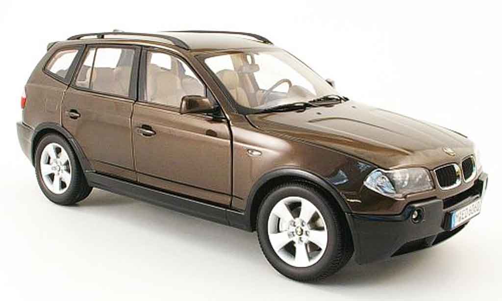 Bmw X3 E83 1/18 Kyosho E83 brown 2003 diecast model cars