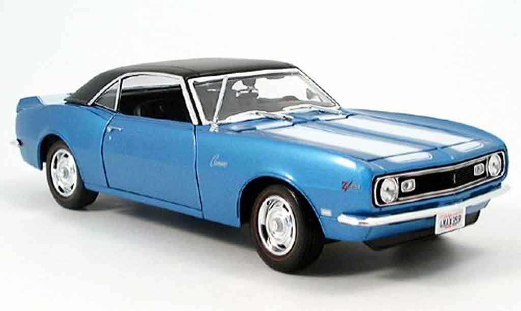 Chevrolet Camaro Z28 1/18 Maisto Z28 blue 1968 diecast model cars
