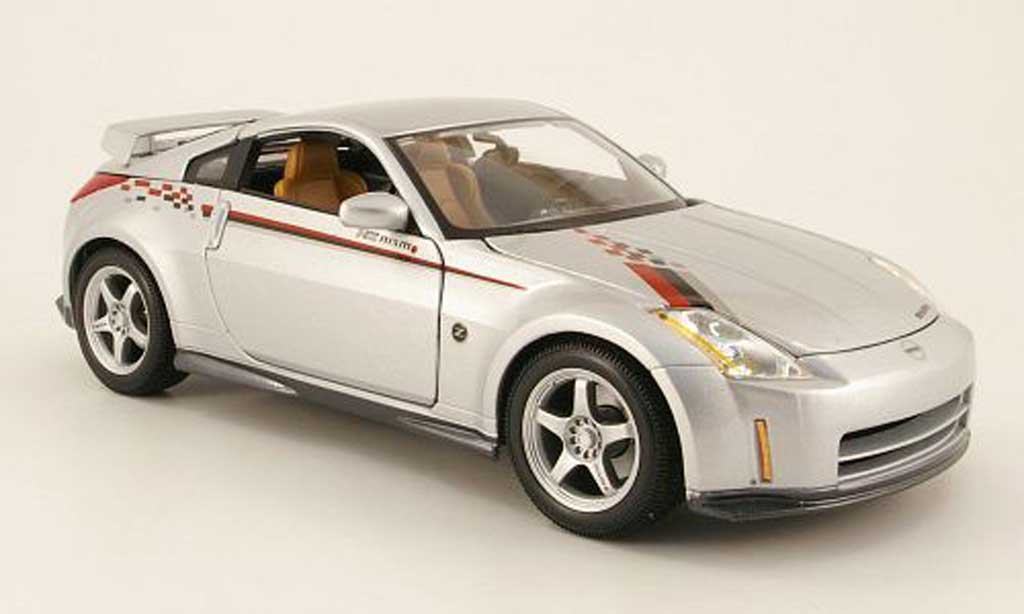Nissan 350Z 1/18 Maisto nismo s-tune grey clair metallized diecast model cars