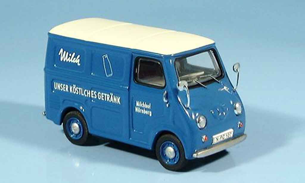 Goggomobil TL 1/43 Premium Cls 250 Kasten Milchhof blue diecast model cars