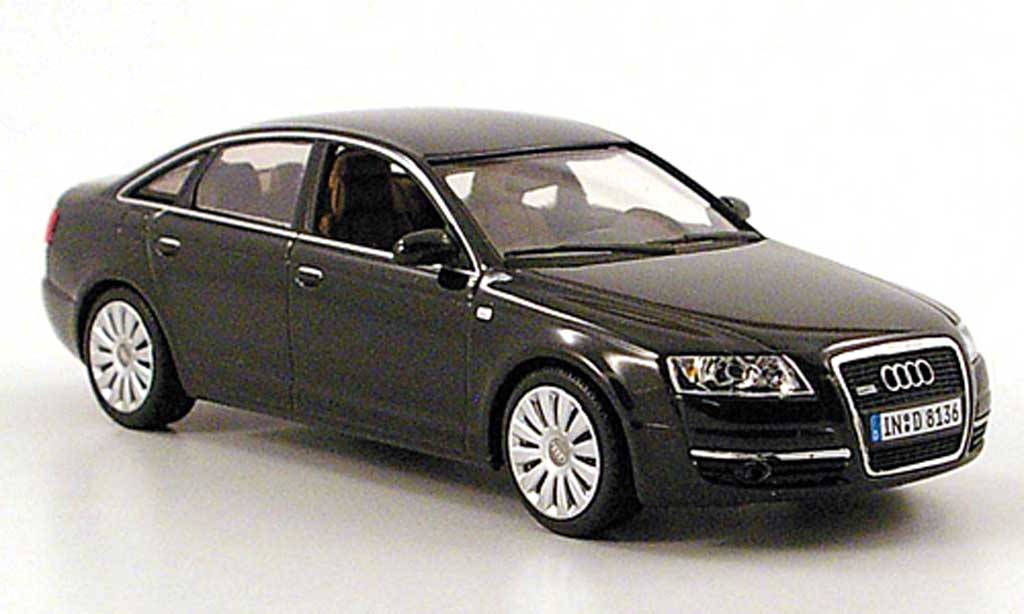 Audi A6 1/43 Minichamps (C6) black 2004 diecast model cars