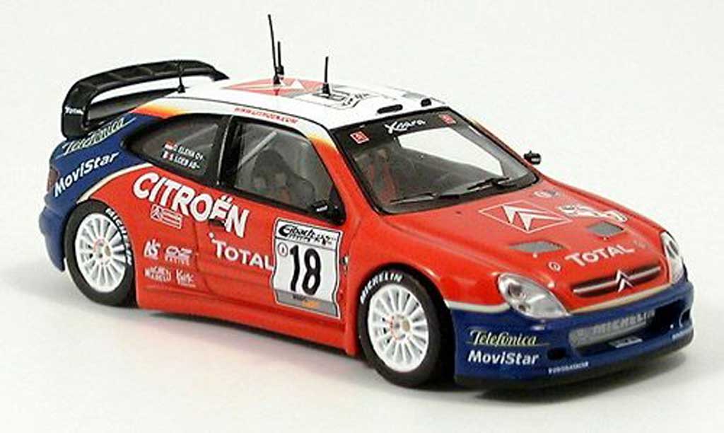 Citroen Xsara WRC 2003 1/43 IXO WRC 2003 Loed-Elena Sieger Deutschland diecast model cars