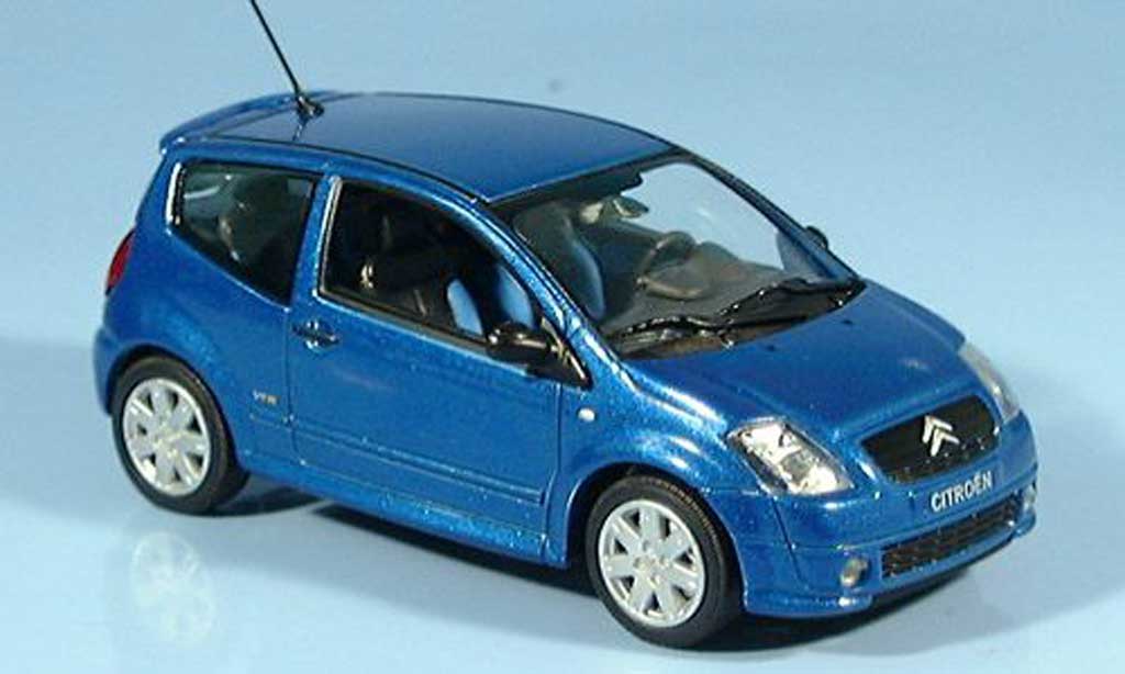 Citroen C2 1/43 Norev blue 2003 diecast model cars