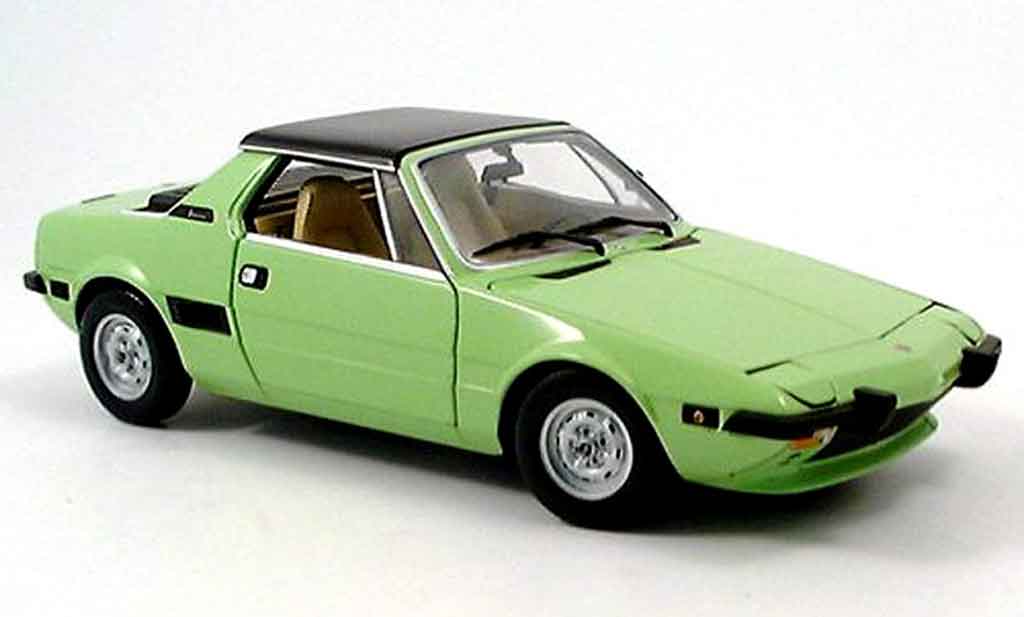 Fiat X 1/9 1/18 Minichamps grun 1974 diecast model cars