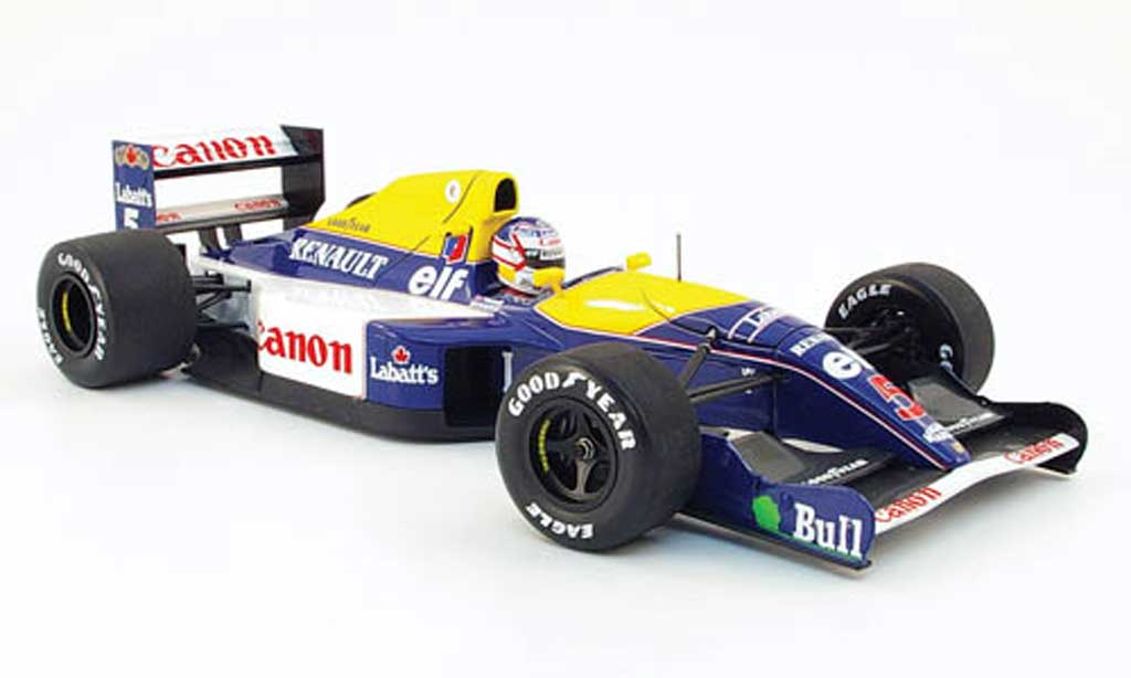 Renault F1 1/18 Minichamps williams fw 14 mansell 1991 diecast model cars
