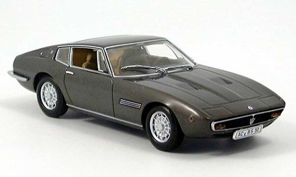 Maserati Ghibli 1/43 Minichamps Coupe brown 1972 diecast model cars