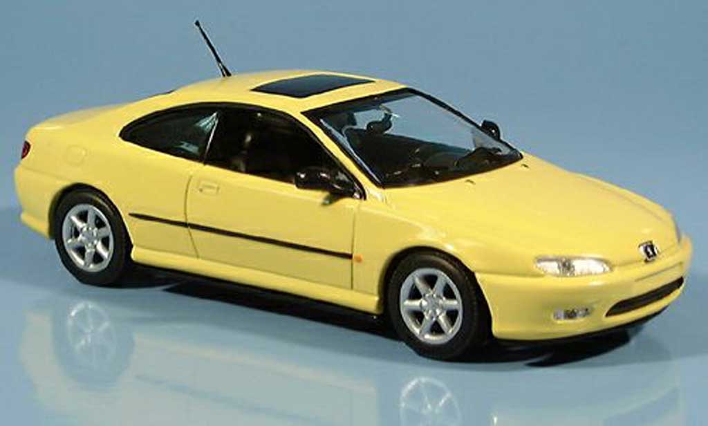 Peugeot 406 1/43 Minichamps Coupe yellow 1996 diecast model cars