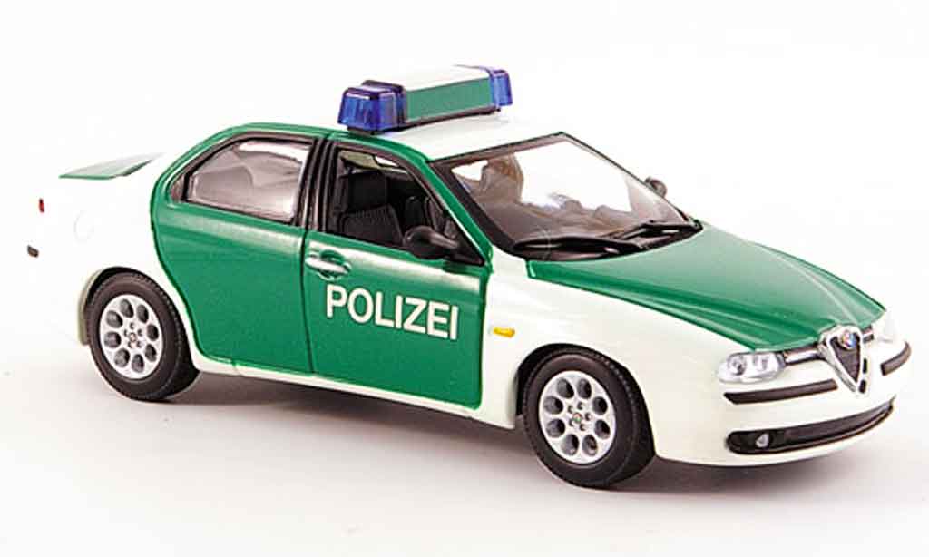 Alfa Romeo 156 1/43 Minichamps police deutschland 1997 diecast model cars
