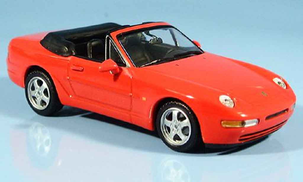 Porsche 968 Cabriolet 1/43 Minichamps Convertible red 1994 diecast model cars