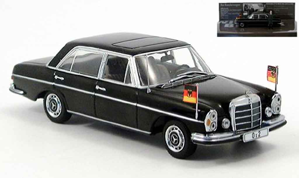 Mercedes 300 SEL 1/43 Minichamps SEL SEL 6.3 (W109) Bundeskanzler Willy Brandt 1970 diecast model cars