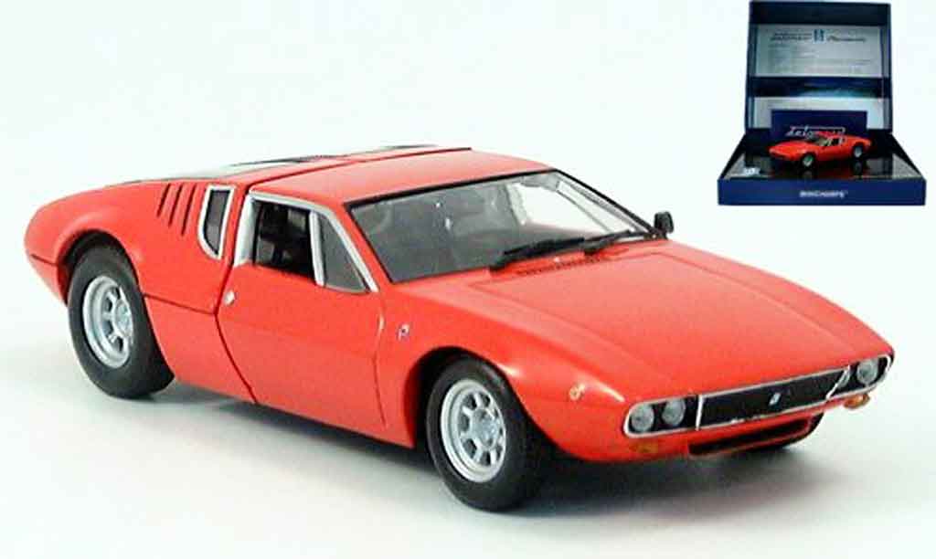 De Tomaso Mangusta 1/43 Minichamps red motorhaube zum offnen 1969 diecast model cars