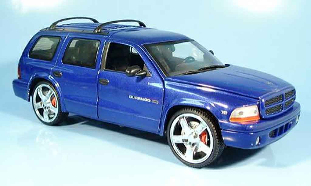 Dodge Durango 1/18 Ertl blue diecast model cars