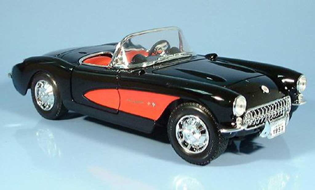 Chevrolet Corvette C1 1/18 Yat Ming C1 black 1957 diecast model cars