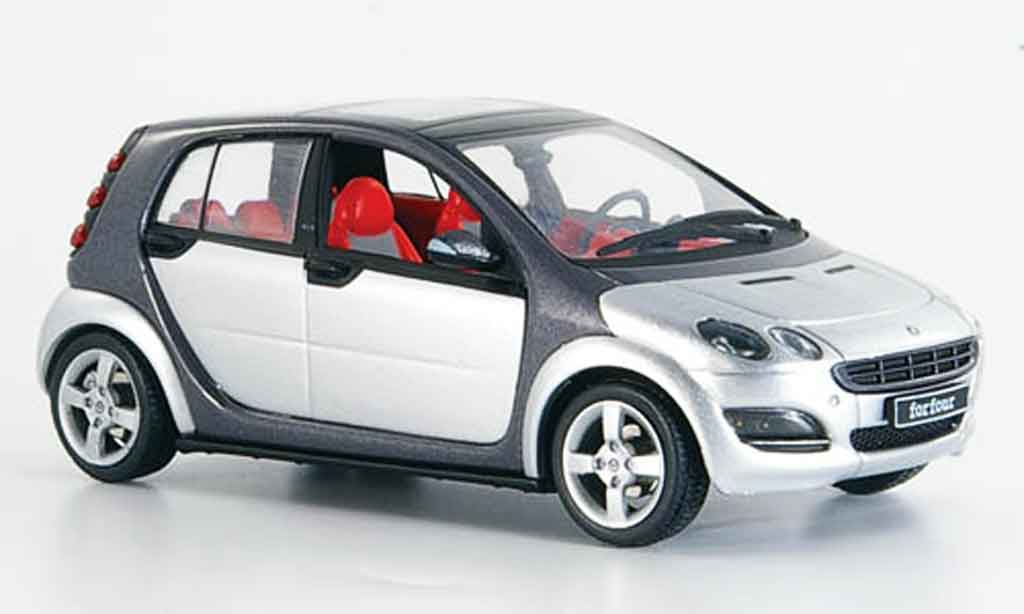 Smart ForFour 1/43 Schuco Forfour grey 2004 diecast model cars
