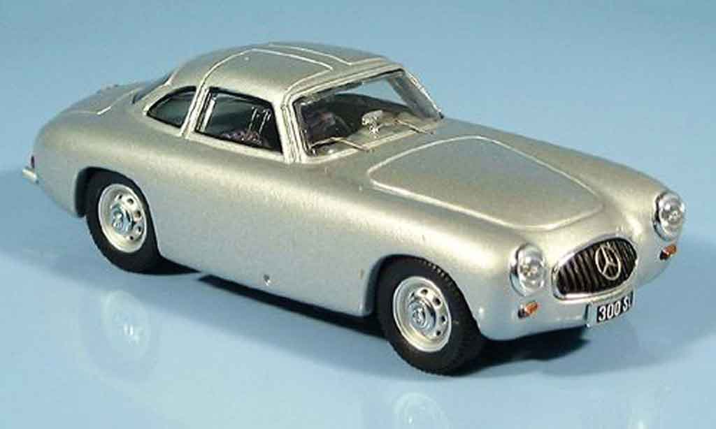 Mercedes 300 SL 1/43 Bang SL grey metallisee 1952 diecast model cars