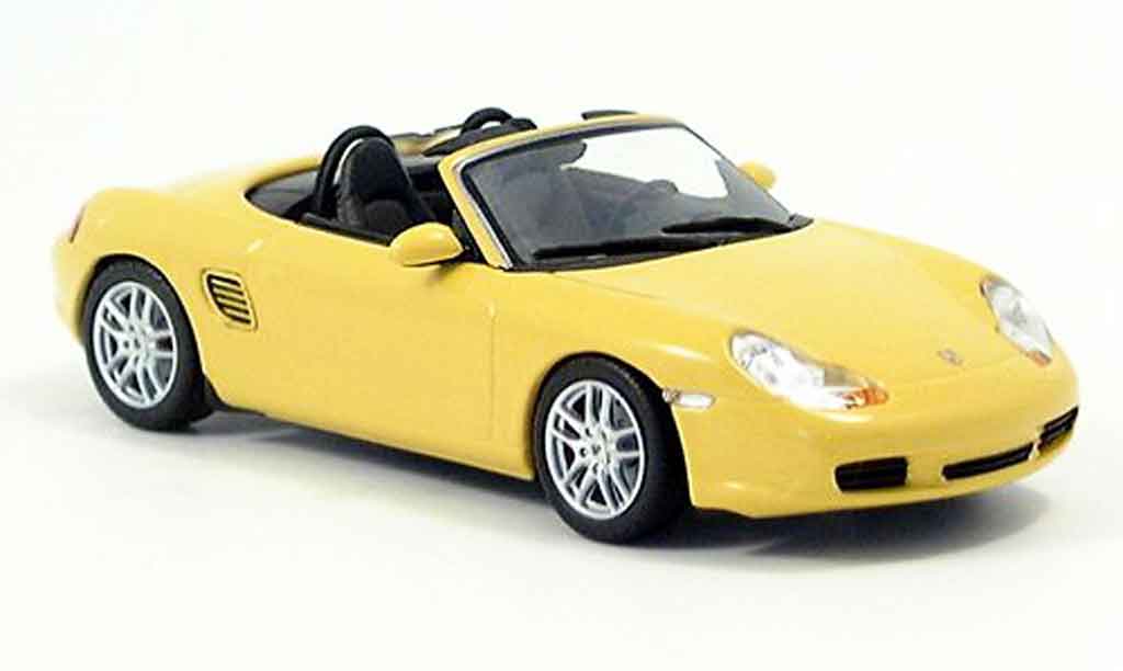 Porsche Boxster 1/43 Minichamps S yellow 2002 diecast model cars
