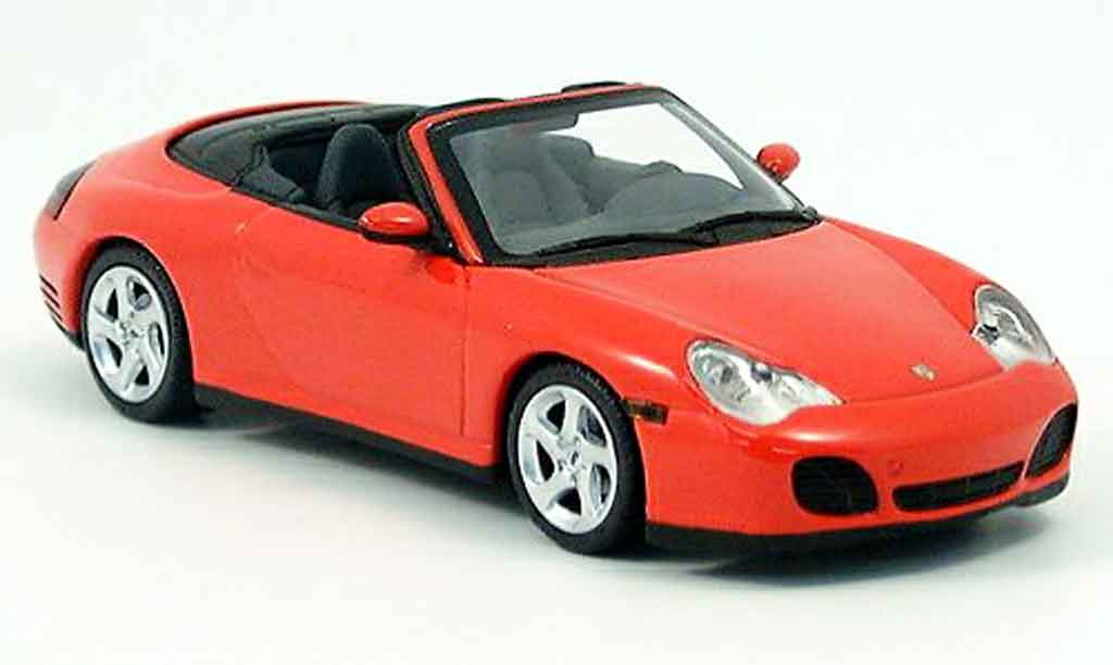 Porsche 996 4S 1/43 Minichamps Convertible 4S red 2003 diecast model cars