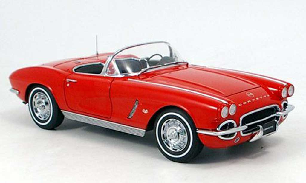 Chevrolet Corvette C1 1/18 Autoart C1 red 1962 diecast model cars