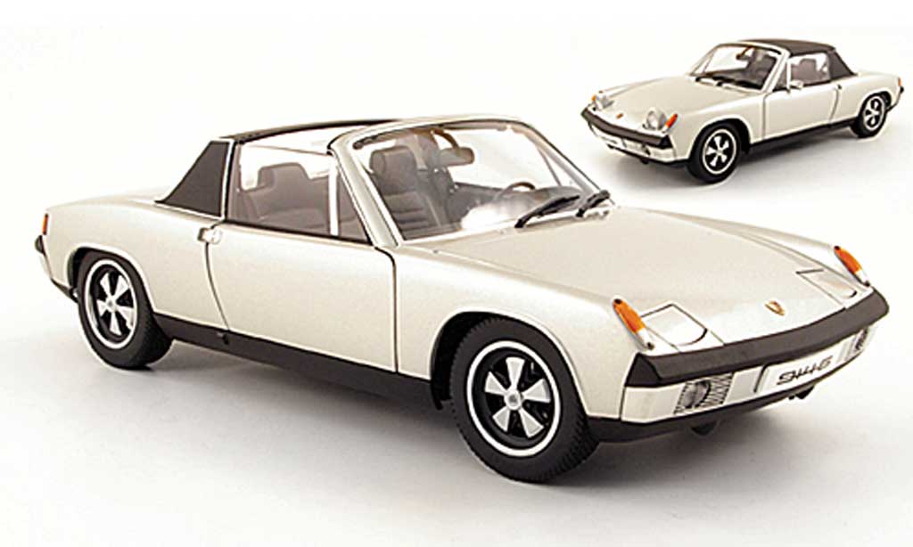 Porsche 914 1/18 Autoart 6 grey metallisee grey diecast model cars